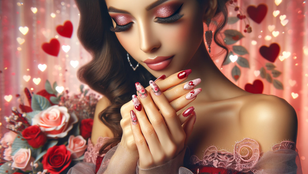 DALL-E-2024-02-07-07-35-10-A-romantic-Valentine-s-Day-themed-image-featuring-a-young-woman-with-an-e